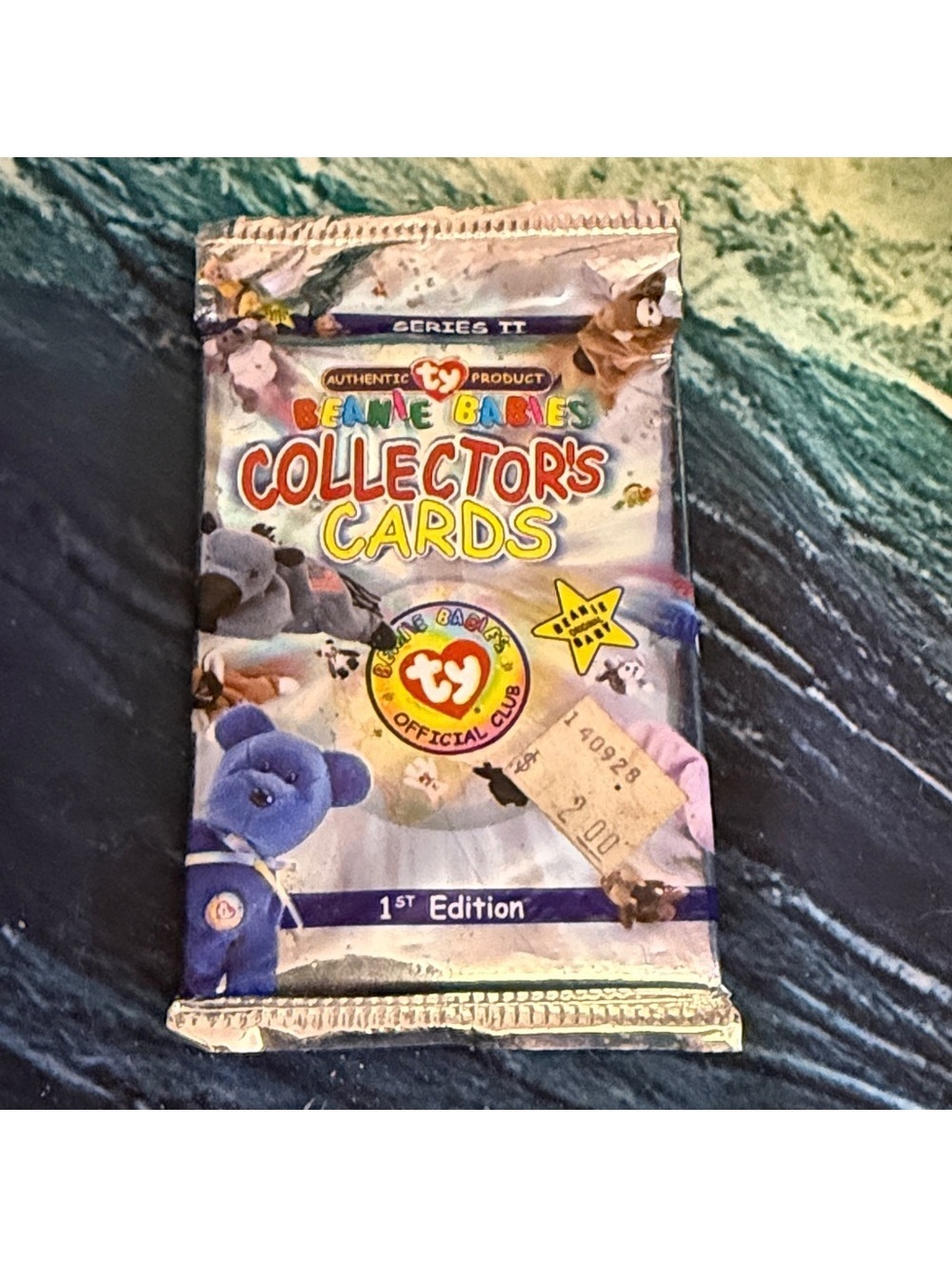 Ty Beanie Babies Collector's Cards Pack - Blue, Purple, Yellow